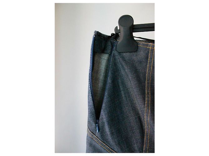 Falda vaquera Alaïa azul - vista 6