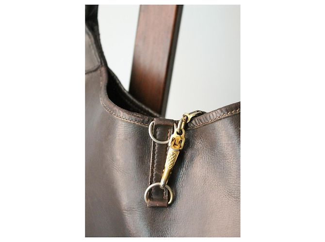 Hermès Trim Handtasche aus braunem Boxleder - Ansicht 3