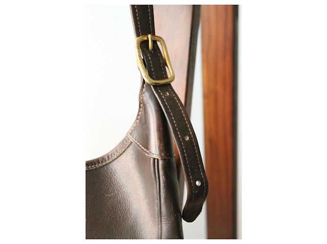 Hermès Trim Handtasche aus braunem Boxleder - Ansicht 4