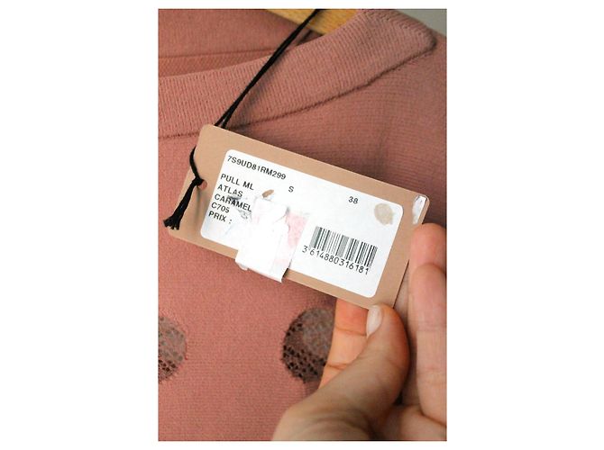 Maglione Oversize Alaïa in Viscosa Rosa - vista 11