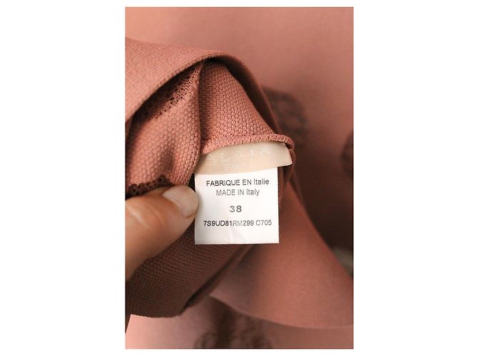 Maglione Oversize Alaïa in Viscosa Rosa - vista 8