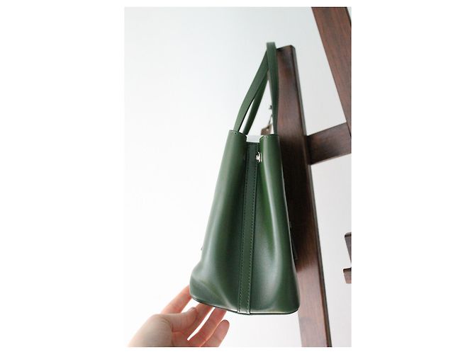 Borsa Alaïa Mina in pelle verde - vista 18