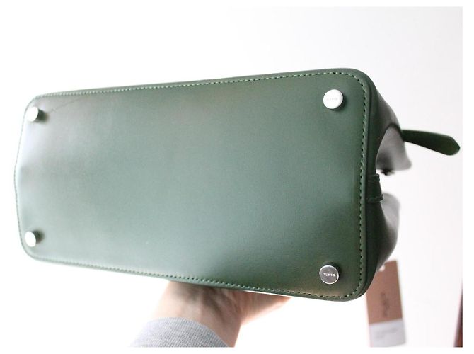 Borsa Alaïa Mina in pelle verde - vista 7