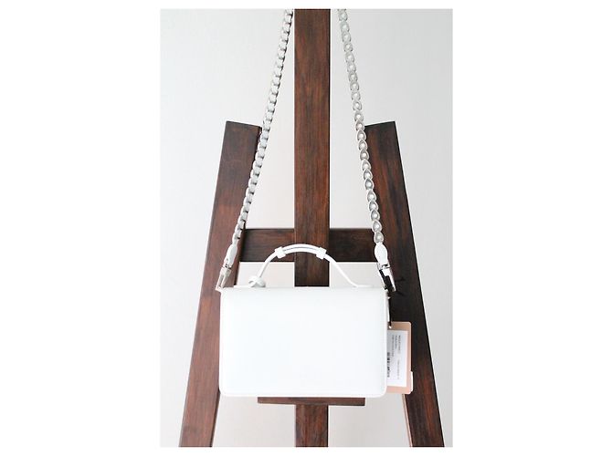 Borsa Alaïa in pelle bianca Bianco - vista 13
