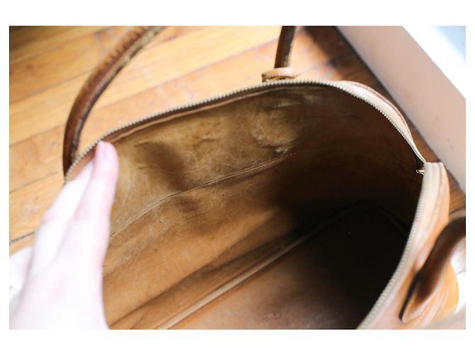 Borsa Hermès Bolide in pelle color camel Cammello - vista 16
