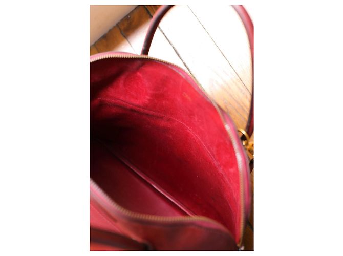 Hermès Bolide 35 Borsa a mano in pelle di vitello bordeaux Bordò - vista 10