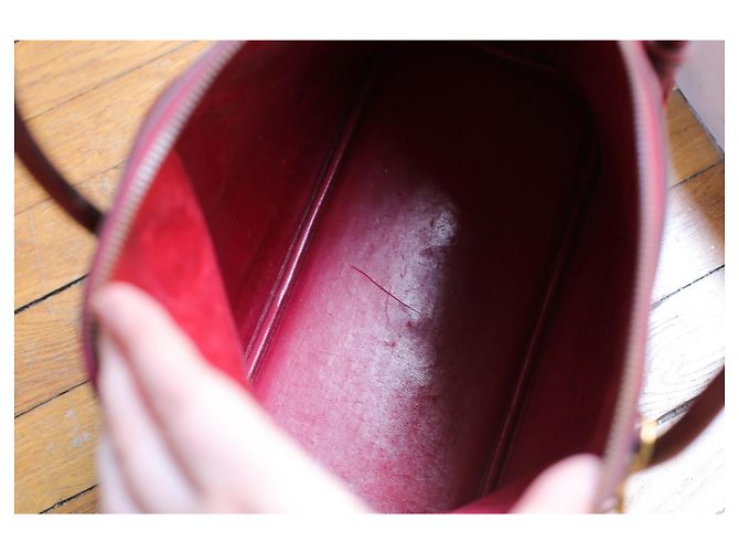 Hermès Bolide 35 Borsa a mano in pelle di vitello bordeaux Bordò - vista 9