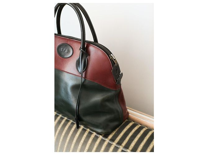 Hermès Bolide 35 Handtasche aus Leder dreifarbig Mehrfarben - Ansicht 3