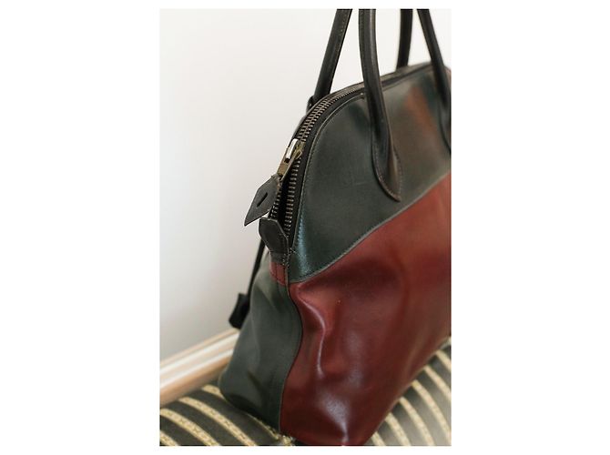 Hermès Bolide 35 Handtasche aus Leder dreifarbig Mehrfarben - Ansicht 5