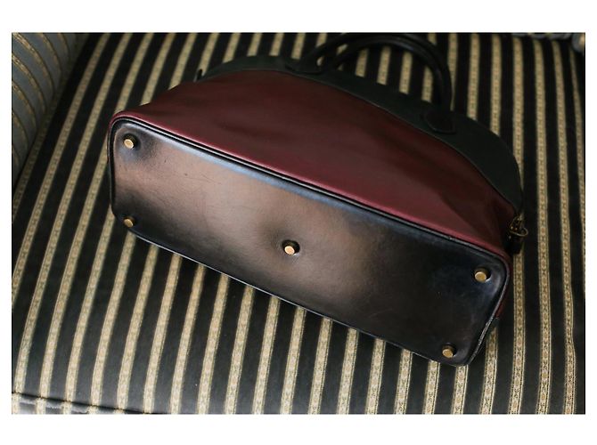 Hermès Bolide 35 Handtasche aus Leder dreifarbig Mehrfarben - Ansicht 6