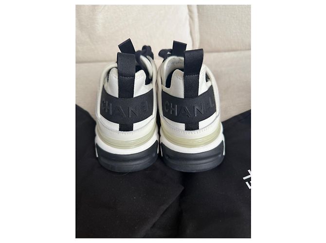 Cambon Chanel Sneaker Weiß Stoff - Ansicht 5