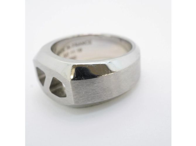 Hermès Hermes Delta Edelstahlring Silber - Ansicht 10