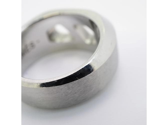 Hermès Hermes Delta Edelstahlring Silber - Ansicht 11