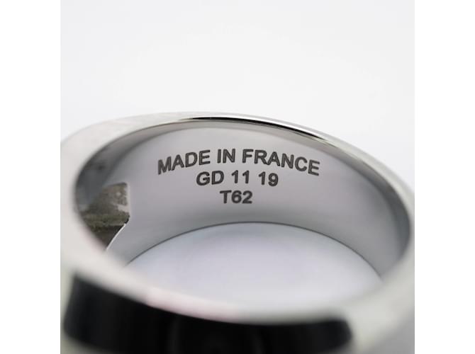 Hermès Hermes Delta Edelstahlring Silber - Ansicht 5
