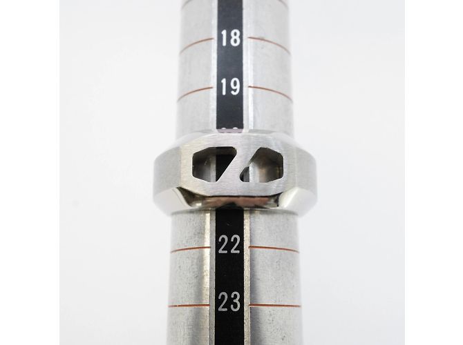 Hermès Hermes Delta Edelstahlring Silber - Ansicht 6