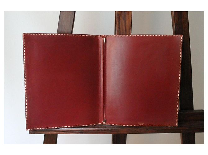 Hermès Purses, wallets, cases Dark red - Ansicht 8