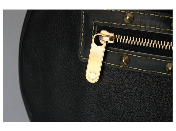 Borsa Louis Vuitton l'Affriolant in pelle suhali nera Nero - vista 3