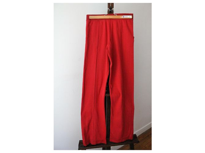 Chanel Pantalones, leggings Roja - vista 7