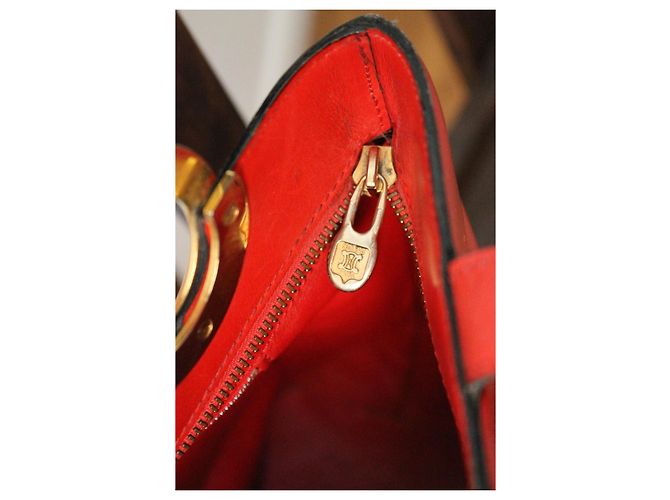 Bolso Céline de cuero rojo Roja - vista 10