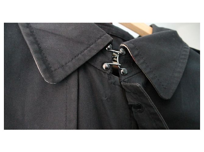 Gabardina Burberry Azul Marino de Algodón - vista 10