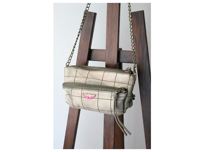 Borsa a tracolla Zadig & Voltaire in pelle verde - vista 2