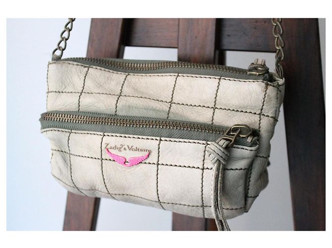 Borsa a tracolla Zadig & Voltaire in pelle verde - vista 3