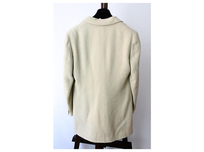 Traje de Falda Chanel de Algodón Verde - vista 11