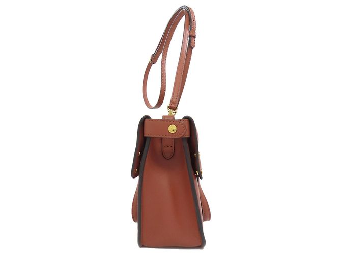 Borsa a Spalla Fendi Flip Small Marrone - vista 3