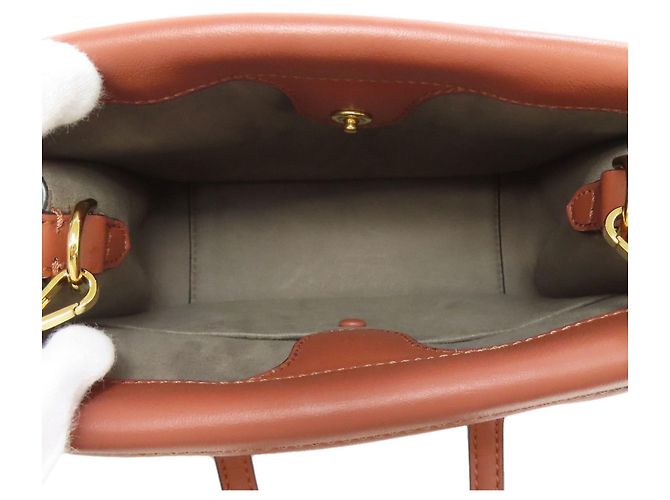 Borsa a Spalla Fendi Flip Small Marrone - vista 6