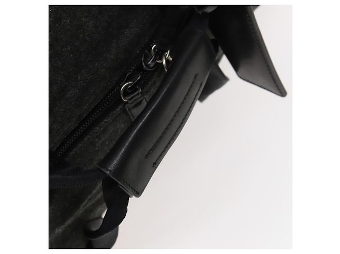 PRADA Borsa Boston Lana 2way Grigia Auth bs25464 Marrone - vista 7
