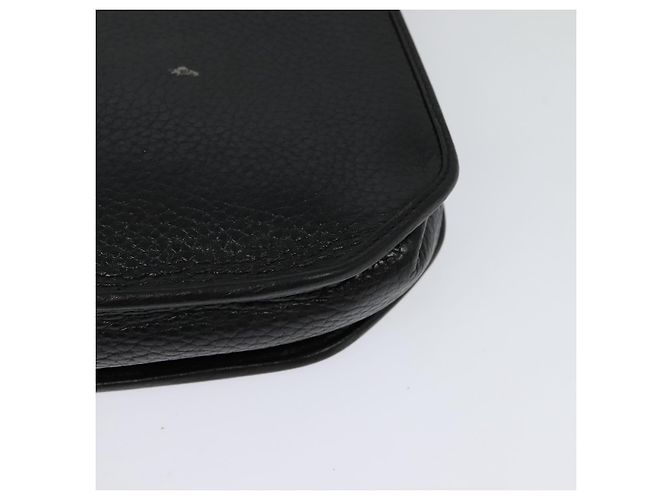 Borsa a Spalla Christian Dior in Pelle Nera e Oro Auth BA2043 Nero D'oro - vista 16