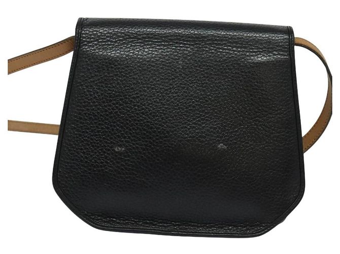 Borsa a Spalla Christian Dior in Pelle Nera e Oro Auth BA2043 Nero D'oro - vista 2