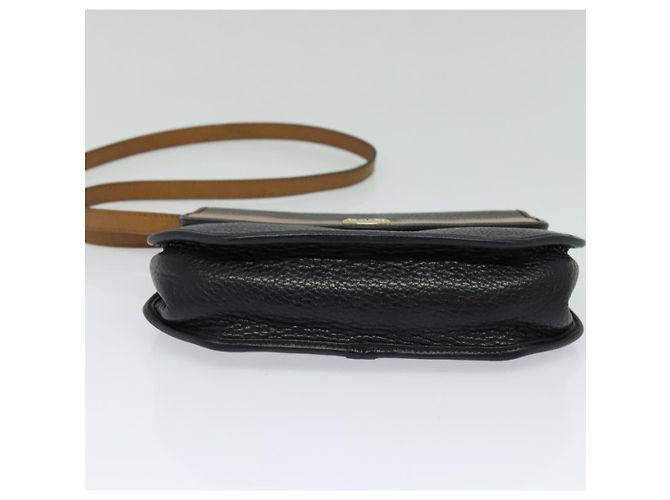 Borsa a Spalla Christian Dior in Pelle Nera e Oro Auth BA2043 Nero D'oro - vista 5