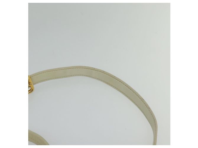 Miu Miu Handtasche aus Leder und Stroh 2 in 1 beige gold Auth 120561 Golden - Ansicht 14