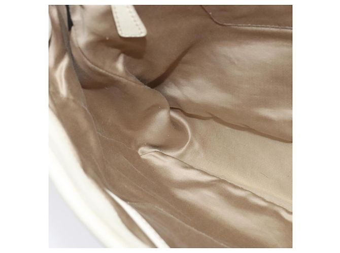 Miu Miu Handtasche aus Leder und Stroh 2 in 1 beige gold Auth 120561 Golden - Ansicht 21