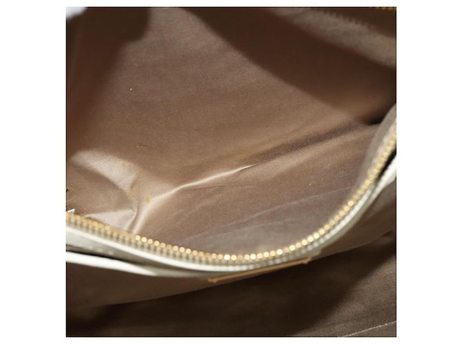 Miu Miu Handtasche aus Leder und Stroh 2 in 1 beige gold Auth 120561 Golden - Ansicht 22