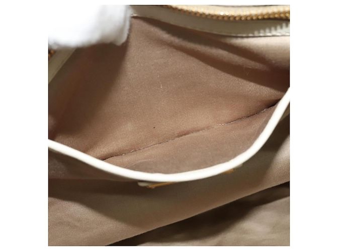 Miu Miu Handtasche aus Leder und Stroh 2 in 1 beige gold Auth 120561 Golden - Ansicht 23