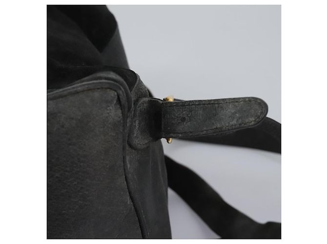Zaino Gucci Bamboo Camoscio Nero Oro 003 1998 0016 Auth th6031 D'oro - vista 10