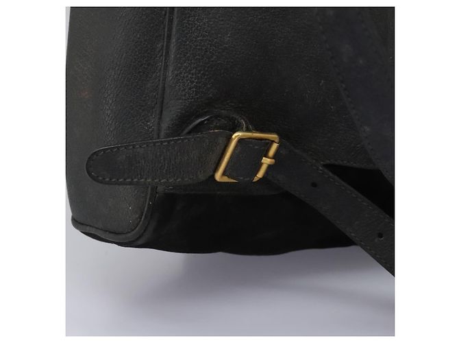 Zaino Gucci Bamboo Camoscio Nero Oro 003 1998 0016 Auth th6031 D'oro - vista 15
