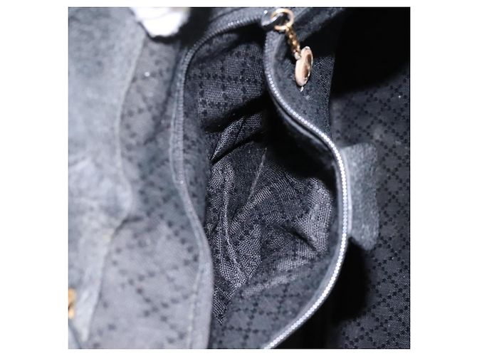 Zaino Gucci Bamboo Camoscio Nero Oro 003 1998 0016 Auth th6031 D'oro - vista 32