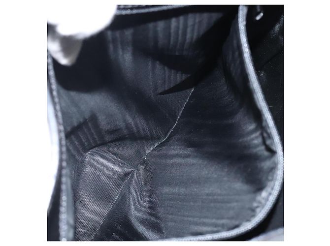 Céline Sac à épaule en toile Macadam CELINE en cuir PVC noir et or Auth yk18139 Doré - vue 11