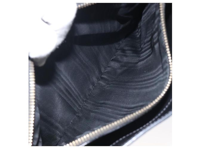 Céline Sac à épaule en toile Macadam CELINE en cuir PVC noir et or Auth yk18139 Doré - vue 20