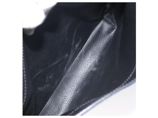 Céline Sac à épaule en toile Macadam CELINE en cuir PVC noir et or Auth yk18139 Doré - vue 21