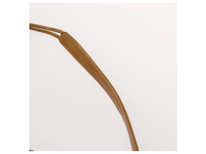Céline Borsa a spalla in tela Macadam CELINE beige oro Auth bs25460 D'oro - vista 8