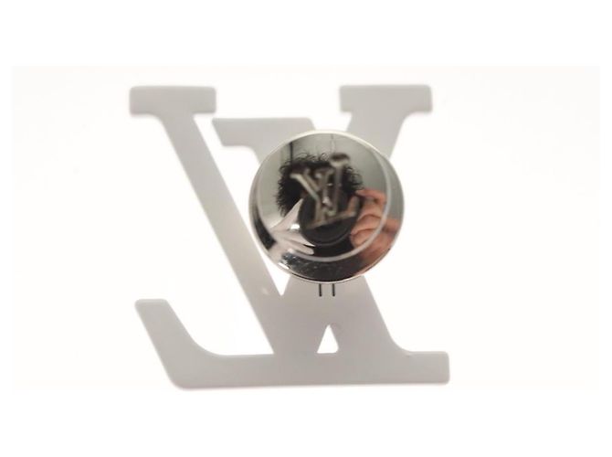 LOUIS VUITTON Spilla Comics metallo Bianco MP3311 LV Auth 122853 - vista 3