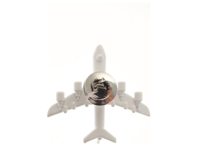 LOUIS VUITTON Spilla Comics metallo Bianco MP3311 LV Auth 122853 - vista 6