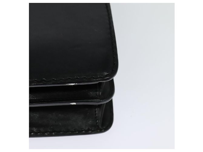 Chloé Borsa a Spalla Chloe in Pelle Nera Oro Auth 123811 Nero D'oro - vista 16