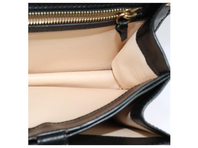 Chloé Borsa a Spalla Chloe in Pelle Nera Oro Auth 123811 Nero D'oro - vista 18