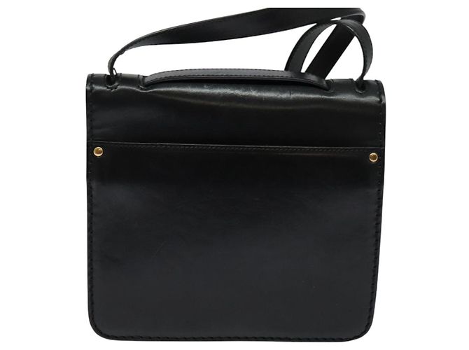 Chloé Borsa a Spalla Chloe in Pelle Nera Oro Auth 123811 Nero D'oro - vista 2