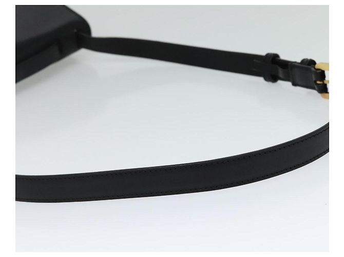 Chloé Borsa a Spalla Chloe in Pelle Nera Oro Auth 123811 Nero D'oro - vista 7